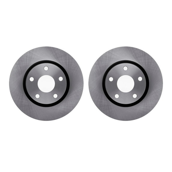 Dynamic Friction Company Front Brake Rotors 6002-52020