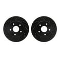 thumbnail image 1 of Dynamic Friction Company Front Brake Rotors-Drilled and Slotted-Black 8002-40006, 1 of 3