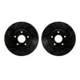 thumbnail image 1 of Dynamic Friction Company Front Brake Rotors-Drilled and Slotted-Black 8002-40014, 1 of 3