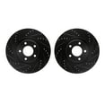 thumbnail image 1 of Dynamic Friction Company Front Brake Rotors-Drilled and Slotted-Black 8002-54051, 1 of 3