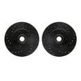 thumbnail image 1 of Dynamic Friction Company Front Brake Rotors-Drilled and Slotted-Black 8002-54074, 1 of 3