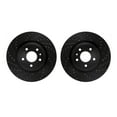 thumbnail image 1 of Dynamic Friction Company Front Brake Rotors-Drilled and Slotted-Black 8002-54079, 1 of 3