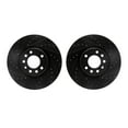thumbnail image 1 of Dynamic Friction Company Front Brake Rotors-Drilled and Slotted-Black 8002-65003, 1 of 3