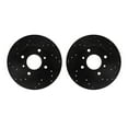 thumbnail image 1 of Dynamic Friction Company Front Brake Rotors-Drilled and Slotted-Black 8002-67002, 1 of 3