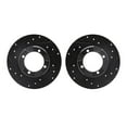 thumbnail image 1 of Dynamic Friction Company Front Brake Rotors-Drilled and Slotted-Black 8002-72007, 1 of 3