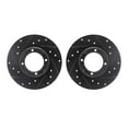 thumbnail image 1 of Dynamic Friction Company Front Brake Rotors-Drilled and Slotted-Black 8002-76096, 1 of 3