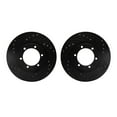 thumbnail image 1 of Dynamic Friction Company Front Brake Rotors-Drilled and Slotted-Black 8002-80026, 1 of 3