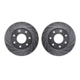 thumbnail image 1 of Dynamic Friction Company Front Brake Rotors-Drilled and Slotted-Silver 7002-54097, 1 of 3