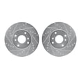 thumbnail image 1 of Dynamic Friction Company Front Brake Rotors-Drilled and Slotted-Silver 7002-58000, 1 of 3