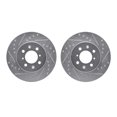 thumbnail image 1 of Dynamic Friction Company Front Brake Rotors-Drilled and Slotted-Silver 7002-59006, 1 of 3