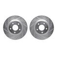 thumbnail image 1 of Dynamic Friction Company Front Brake Rotors-Drilled and Slotted-Silver 7002-67052, 1 of 3