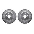 thumbnail image 1 of Dynamic Friction Company Front Brake Rotors-Drilled and Slotted-Silver 7002-67064, 1 of 3