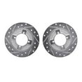 thumbnail image 1 of Dynamic Friction Company Front Brake Rotors-Drilled and Slotted-Silver 7002-67065, 1 of 3