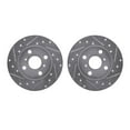 thumbnail image 1 of Dynamic Friction Company Front Brake Rotors-Drilled and Slotted-Silver 7002-76097, 1 of 3