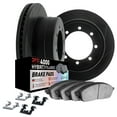 thumbnail image 1 of Dynamic Friction Company Front Brake Rotors Kit Slotted Black | 4000 HybriDynamic Brake Pads includes Hardware 3812-48008, 1 of 3