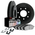thumbnail image 1 of Dynamic Friction Company Front Brake Rotors Kit Slotted Black | 4000 HybriDynamic Brake Pads includes Hardware 3812-54116, 1 of 3