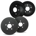 thumbnail image 1 of Dynamic Friction Company Front Brake Rotors Slotted Black Includes Brake Drums - 3004-72053, 1 of 2