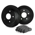 thumbnail image 1 of Dynamic Friction Company Front Brake Rotors Slotted Black with Ultimate Duty Performance Brake Pads - 3402-76008, 1 of 3