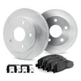 thumbnail image 1 of Dynamic Friction Company Front Brake Rotors Slotted Silver with Ultimate Duty Performance Brake Pads includes Hardware - 5412-42017, 1 of 3