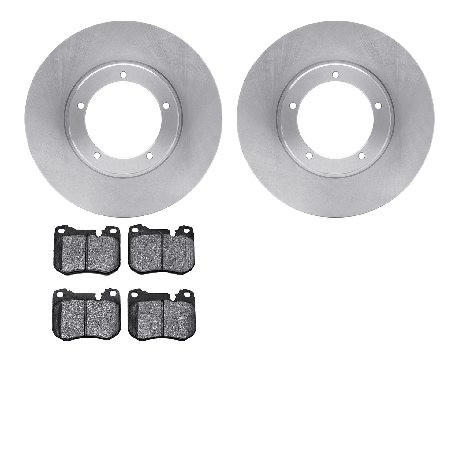 Dynamic Friction Company Front Brake Rotors with 5000 Advanced Brake Pads 6502-02050
