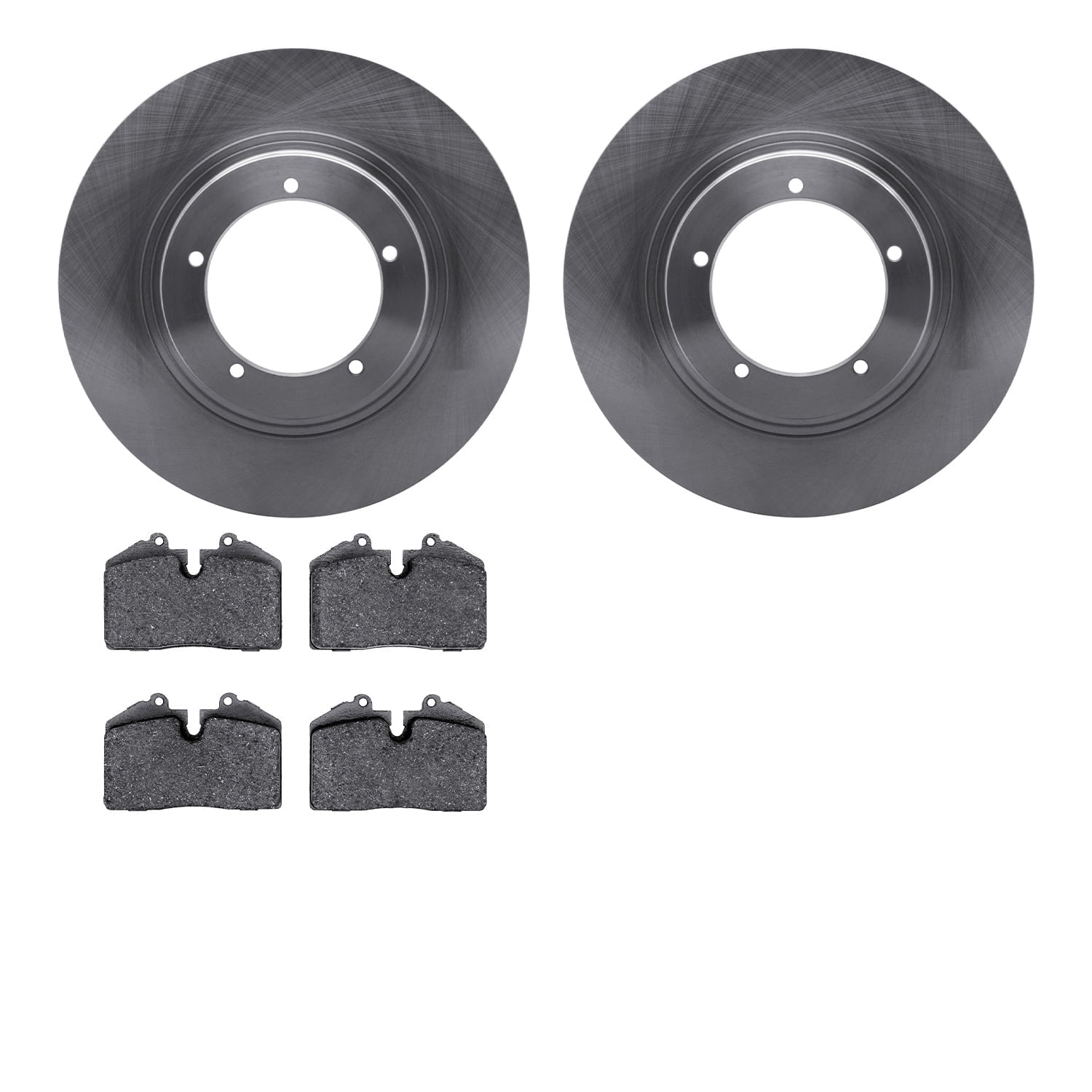 Dynamic Friction Company Front Brake Rotors with 5000 Advanced Brake Pads 6502-02089