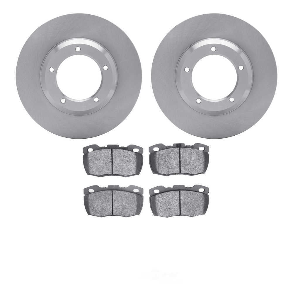 Dynamic Friction Company 6502-11046 DFC Brake Rotor with 5000 Advanced Brake Pads