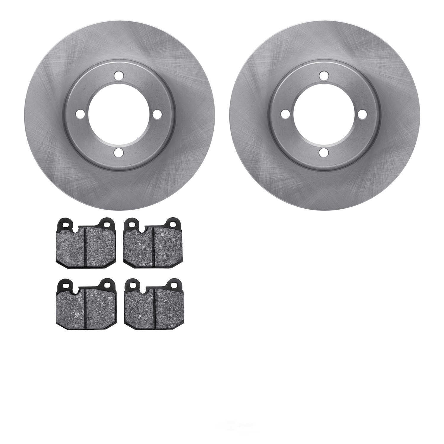Dynamic Friction Company 6502-22004 DFC Brake Rotor with 5000 Advanced Brake Pads