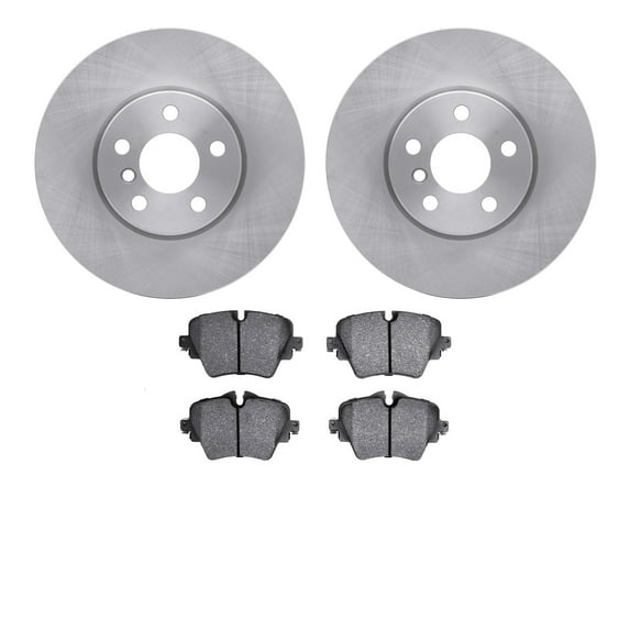 Dynamic Friction Company Front Brake Rotors with 5000 Advanced Brake Pads 6502-32114