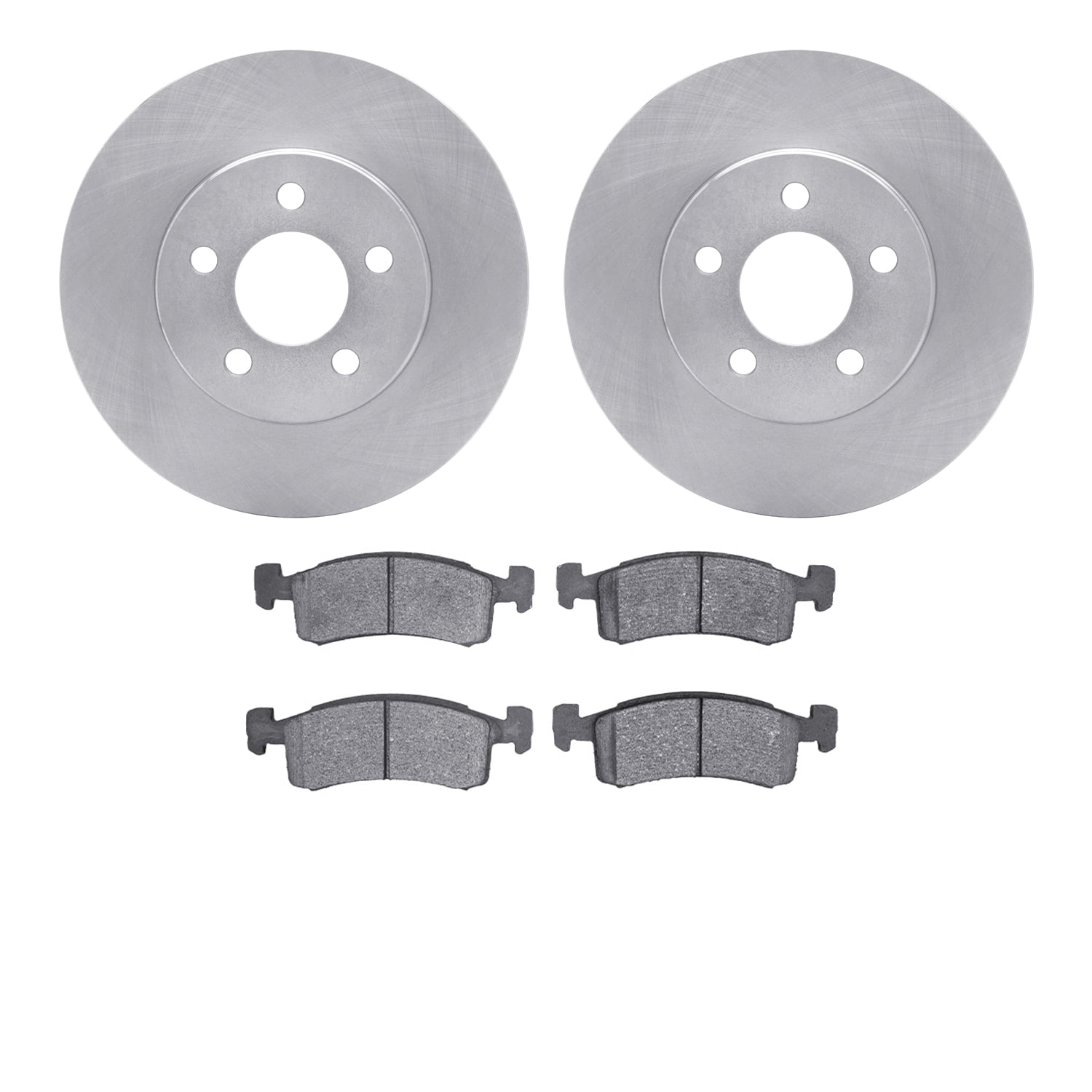 Dynamic Friction Company Front Brake Rotors with 5000 Advanced Brake Pads 6502-40141