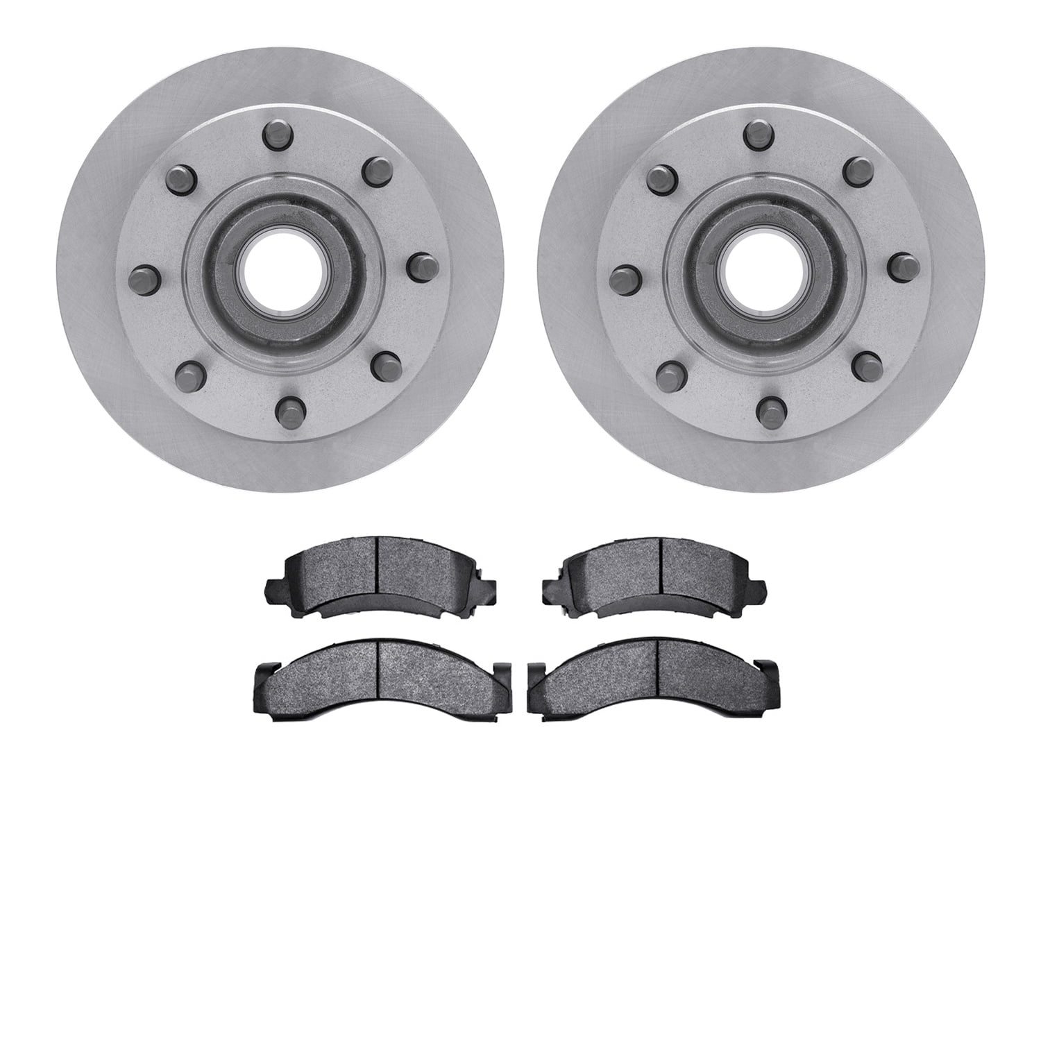Dynamic Friction Company Front Brake Rotors with 5000 Advanced Brake Pads 6502-48216