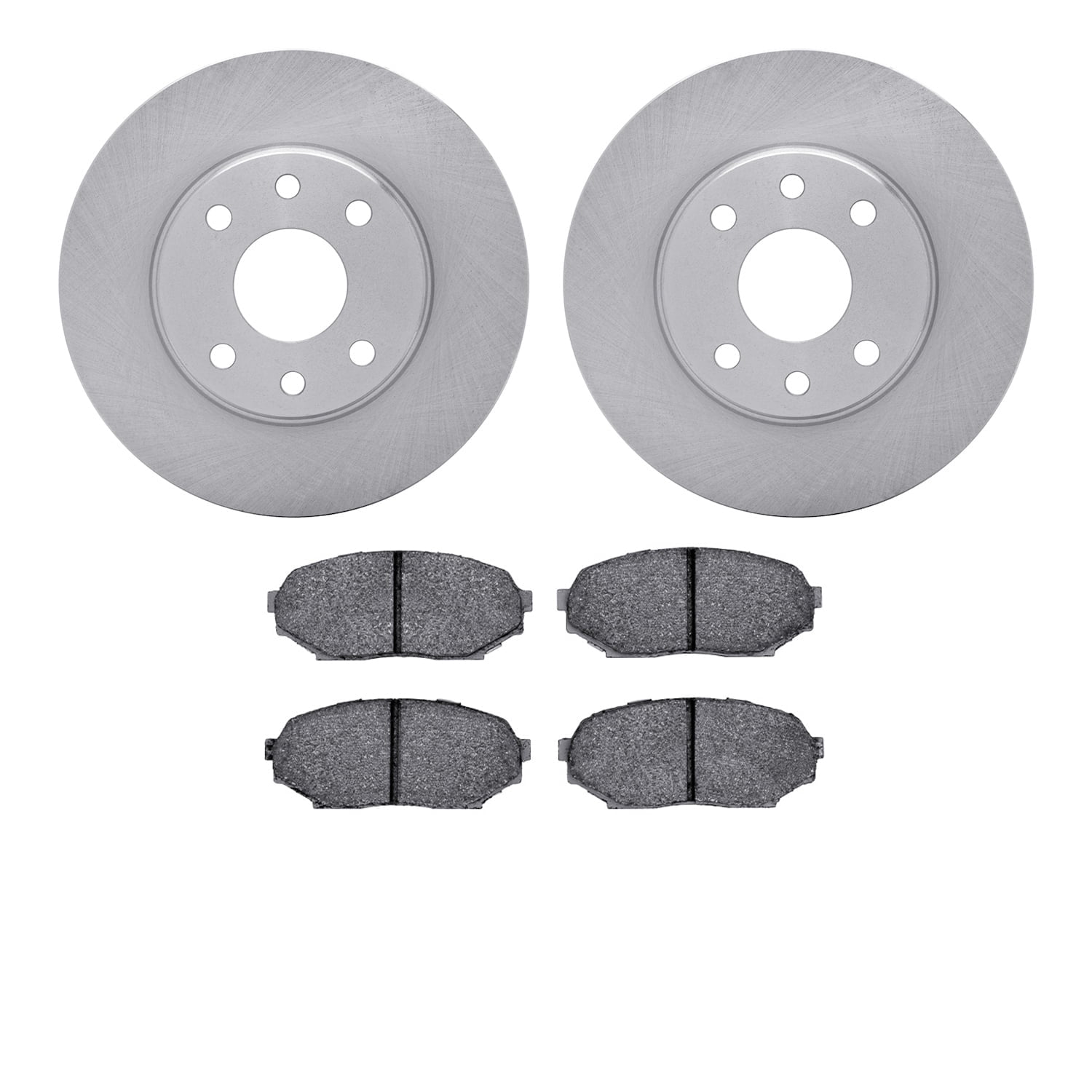 Dynamic Friction Company Front Brake Rotors with 5000 Advanced Brake Pads 6502-50001