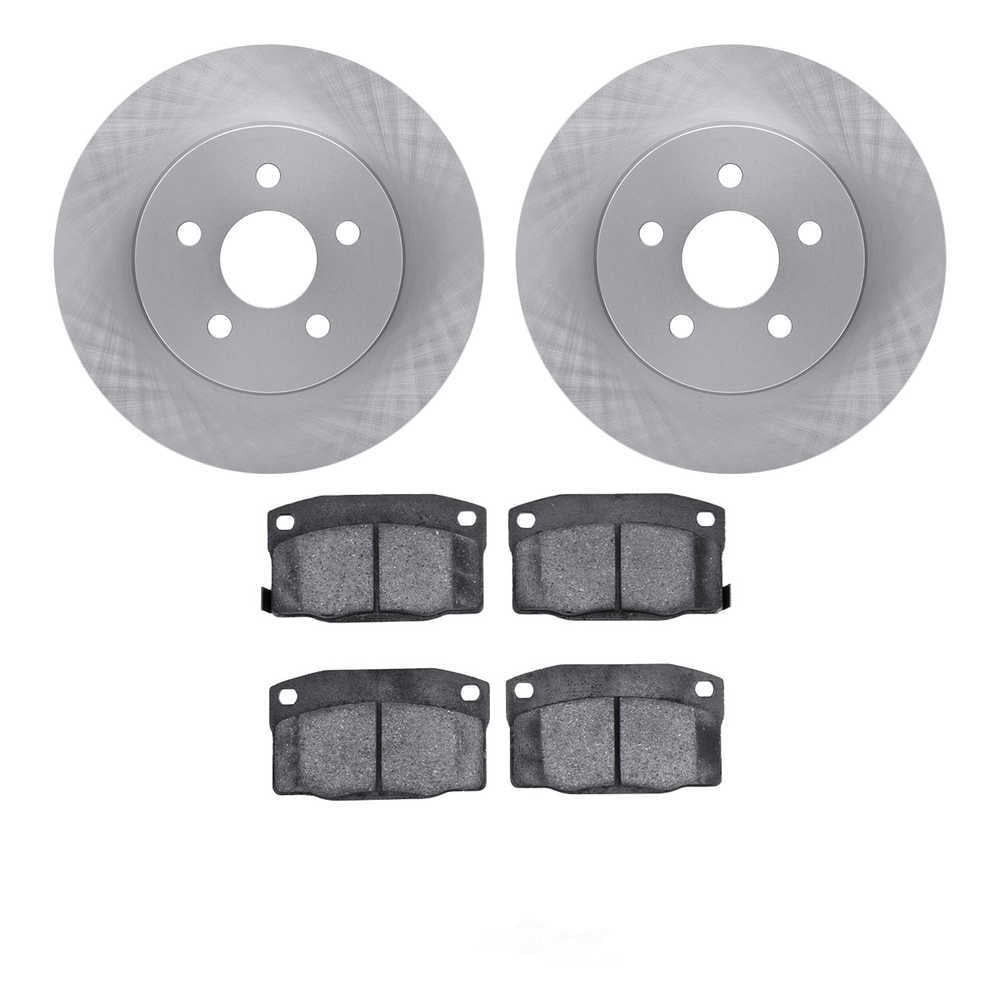 Dynamic Friction Company 6502-52028 DFC Brake Rotor with 5000 Advanced Brake Pads