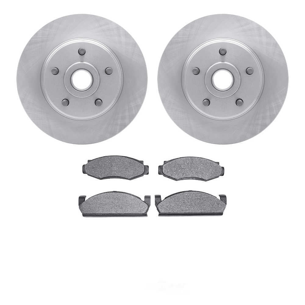 Dynamic Friction Company 6502-55052 DFC Brake Rotor with 5000 Advanced Brake Pads