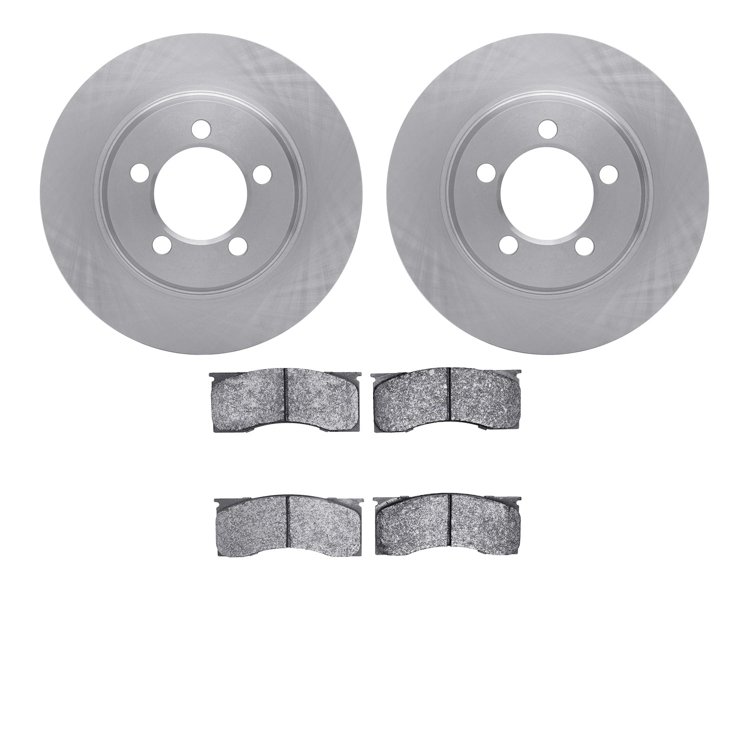 Dynamic Friction Company Front Brake Rotors with 5000 Advanced Brake Pads 6502-55159