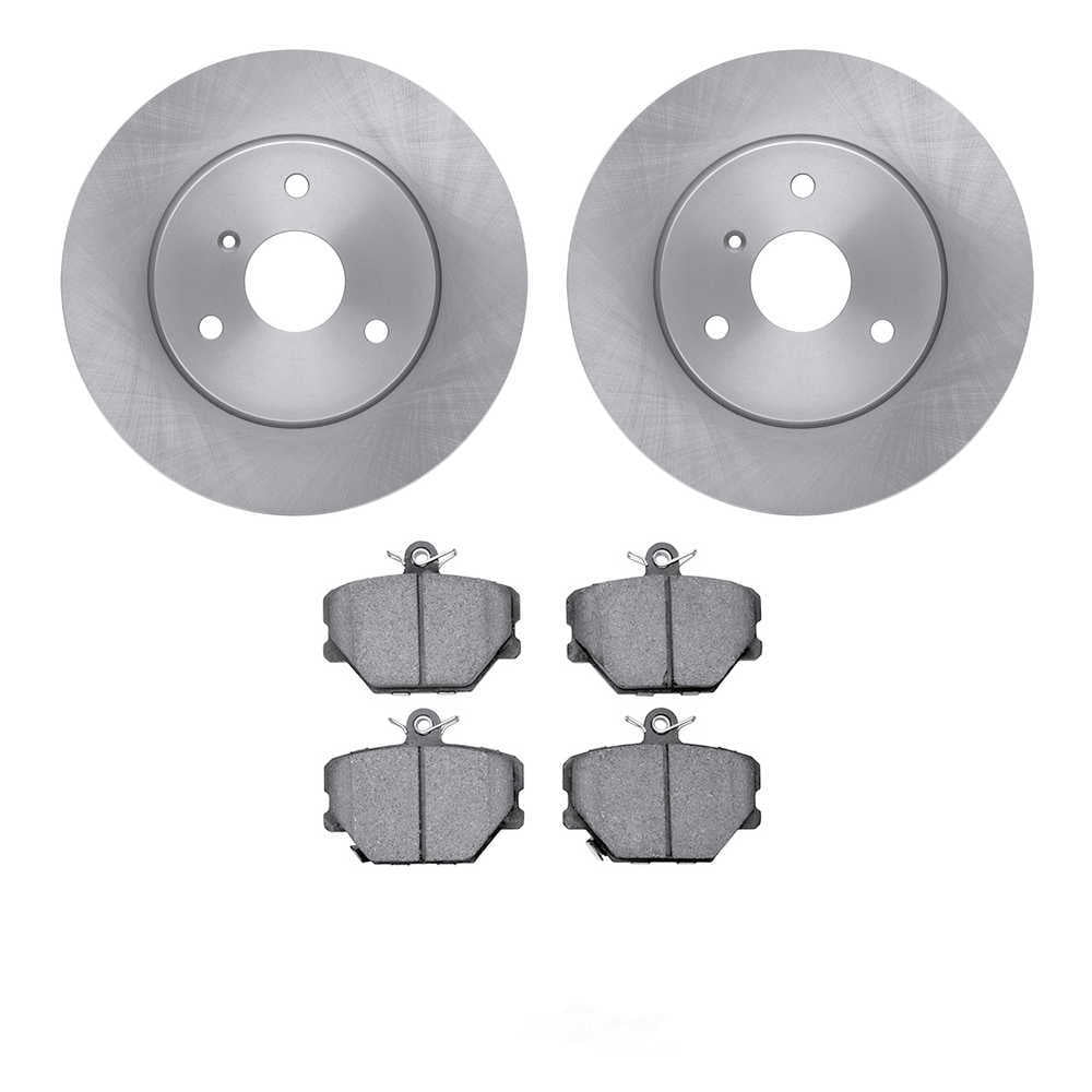 Dynamic Friction Company 6502-63404 DFC Brake Rotor with 5000 Advanced Brake Pads
