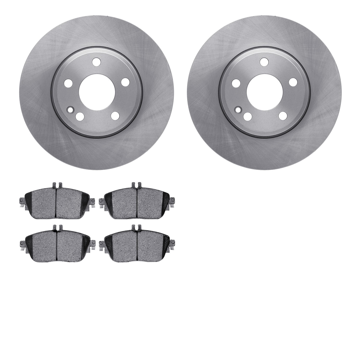 Dynamic Friction Company Front Brake Rotors with 5000 Advanced Brake Pads 6502-63455
