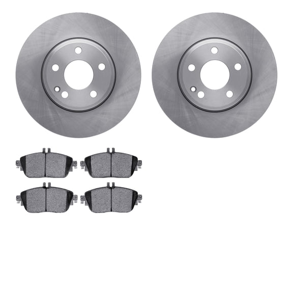 Dynamic Friction Company Front Brake Rotors with 5000 Advanced Brake Pads 6502-63455