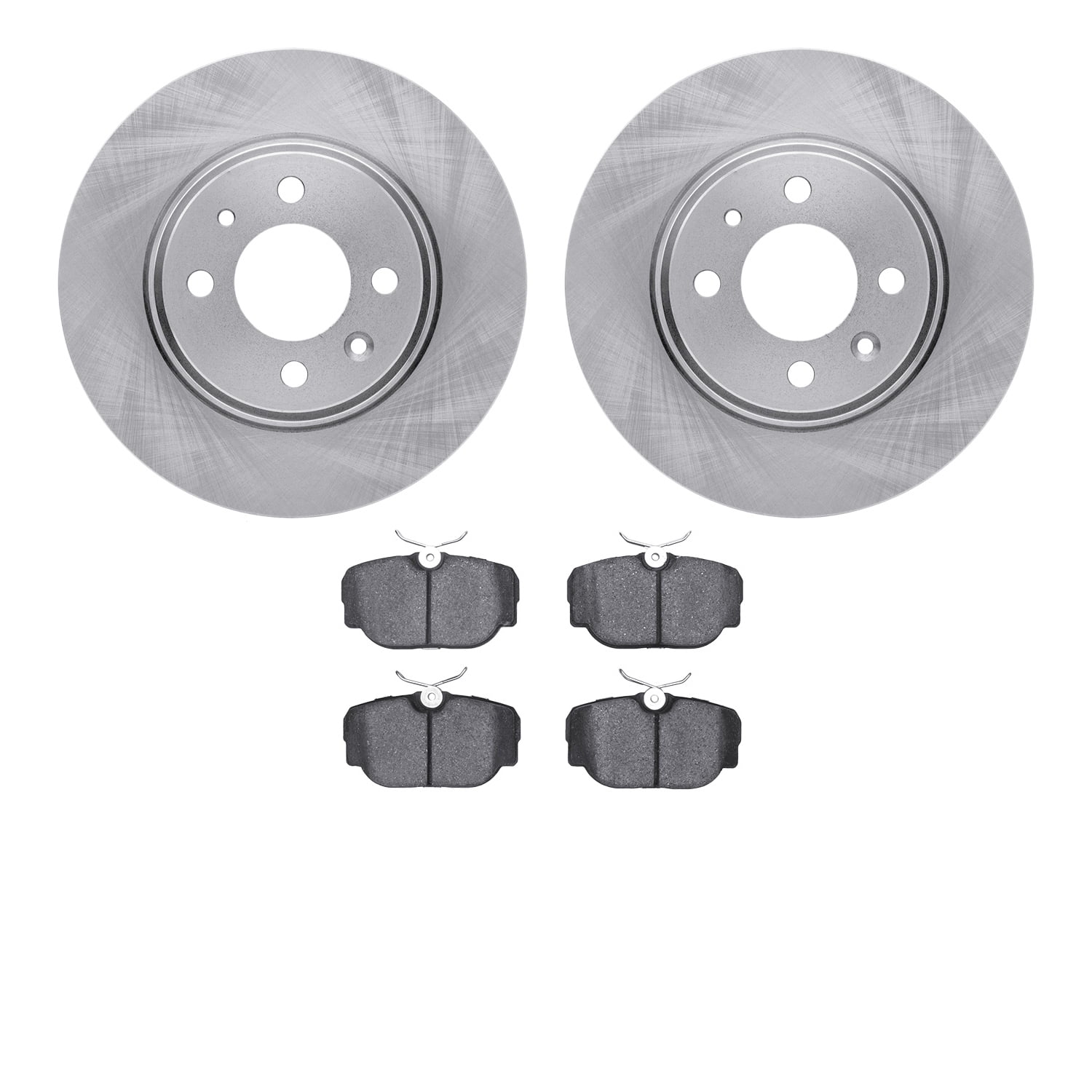 Dynamic Friction Company Front Brake Rotors with 5000 Advanced Brake Pads 6502-65052