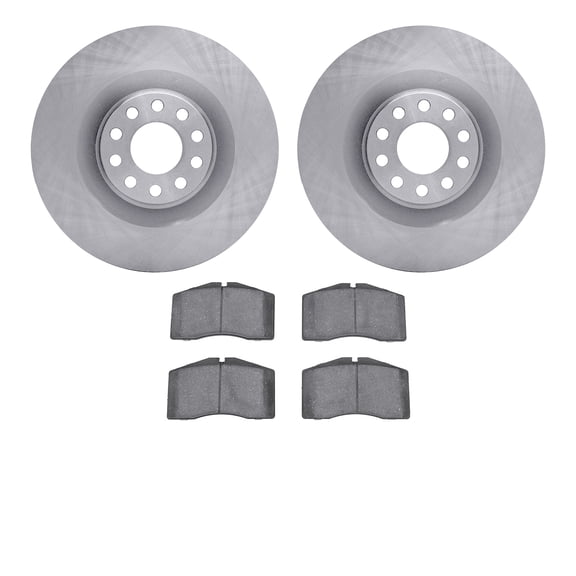 Dynamic Friction Company Front Brake Rotors with 5000 Advanced Brake Pads 6502-73205
