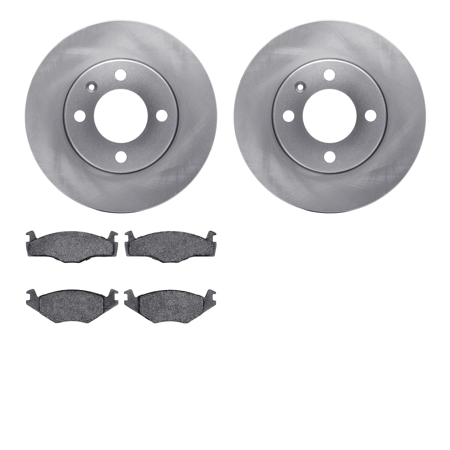 Dynamic Friction Company Front Brake Rotors with 5000 Advanced Brake Pads 6502-74122