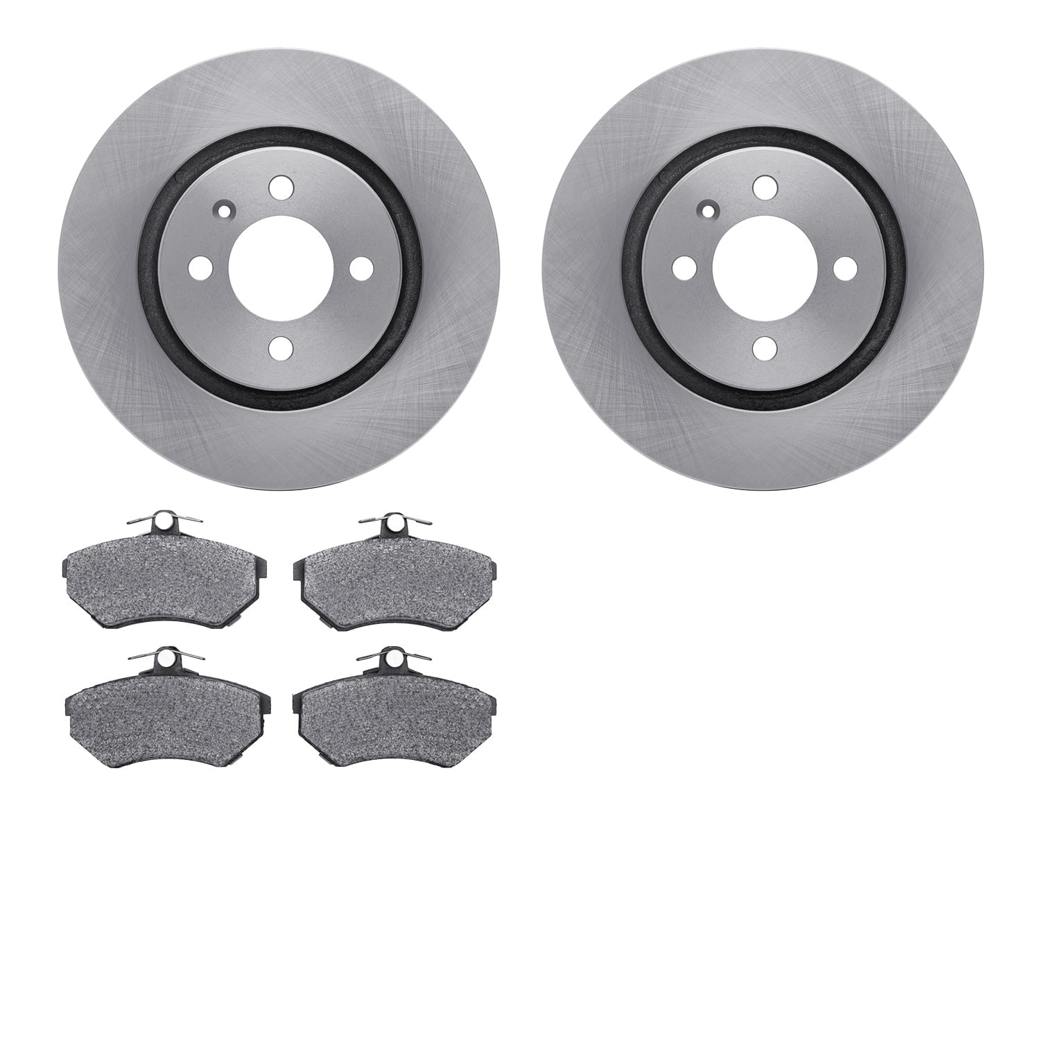 Dynamic Friction Company Front Brake Rotors with 5000 Advanced Brake Pads 6502-74155