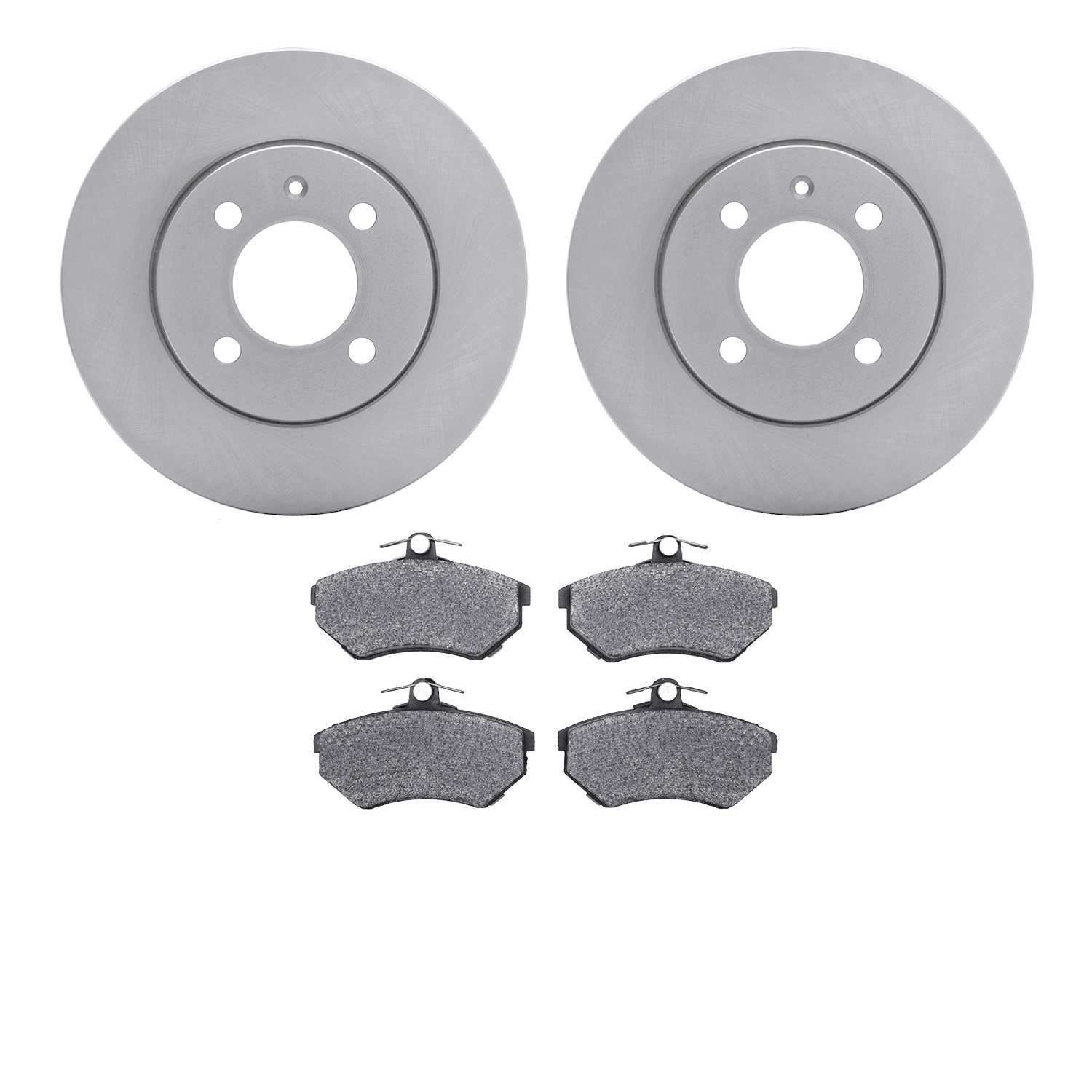 Dynamic Friction Company Front Brake Rotors with 5000 Advanced Brake Pads 6502-74177