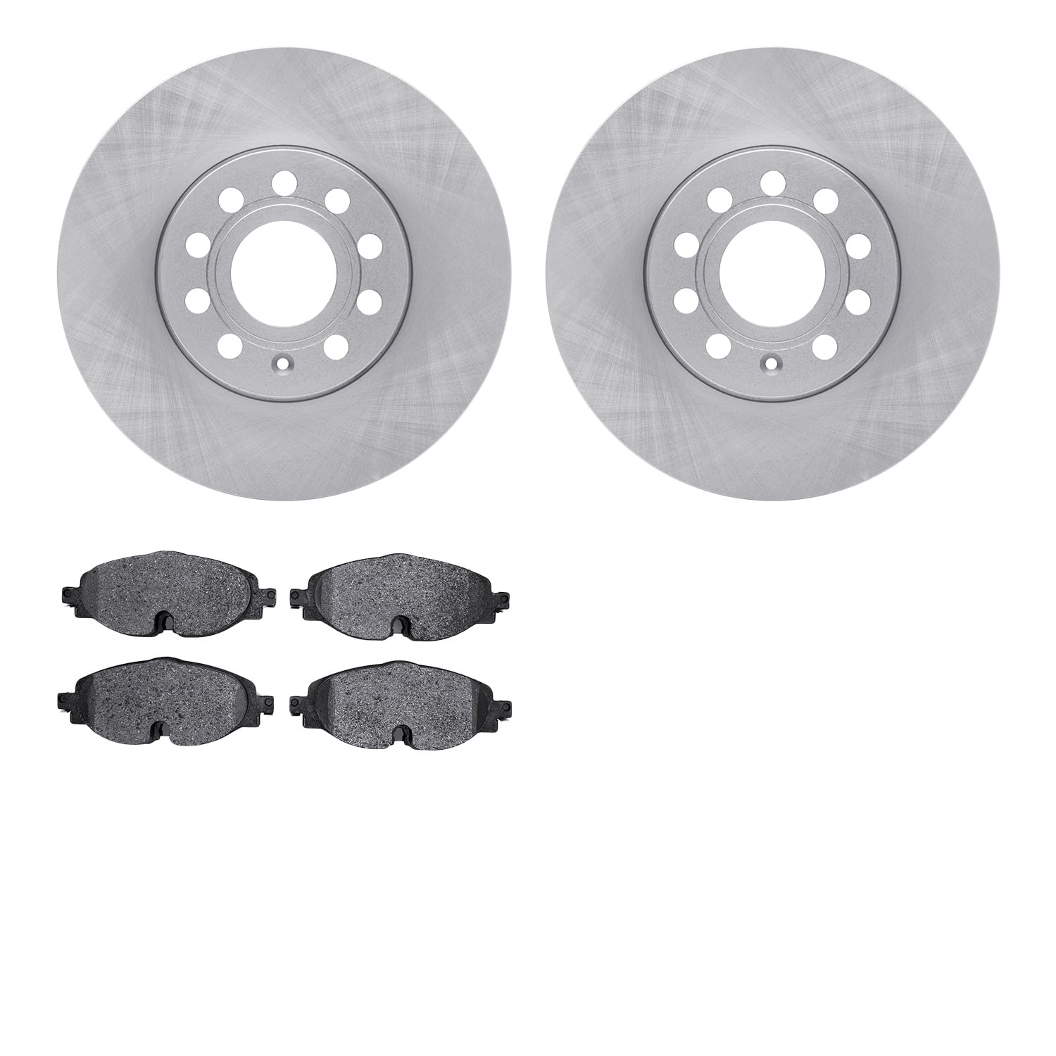 Dynamic Friction Company Front Brake Rotors with 5000 Advanced Brake Pads 6502-74298