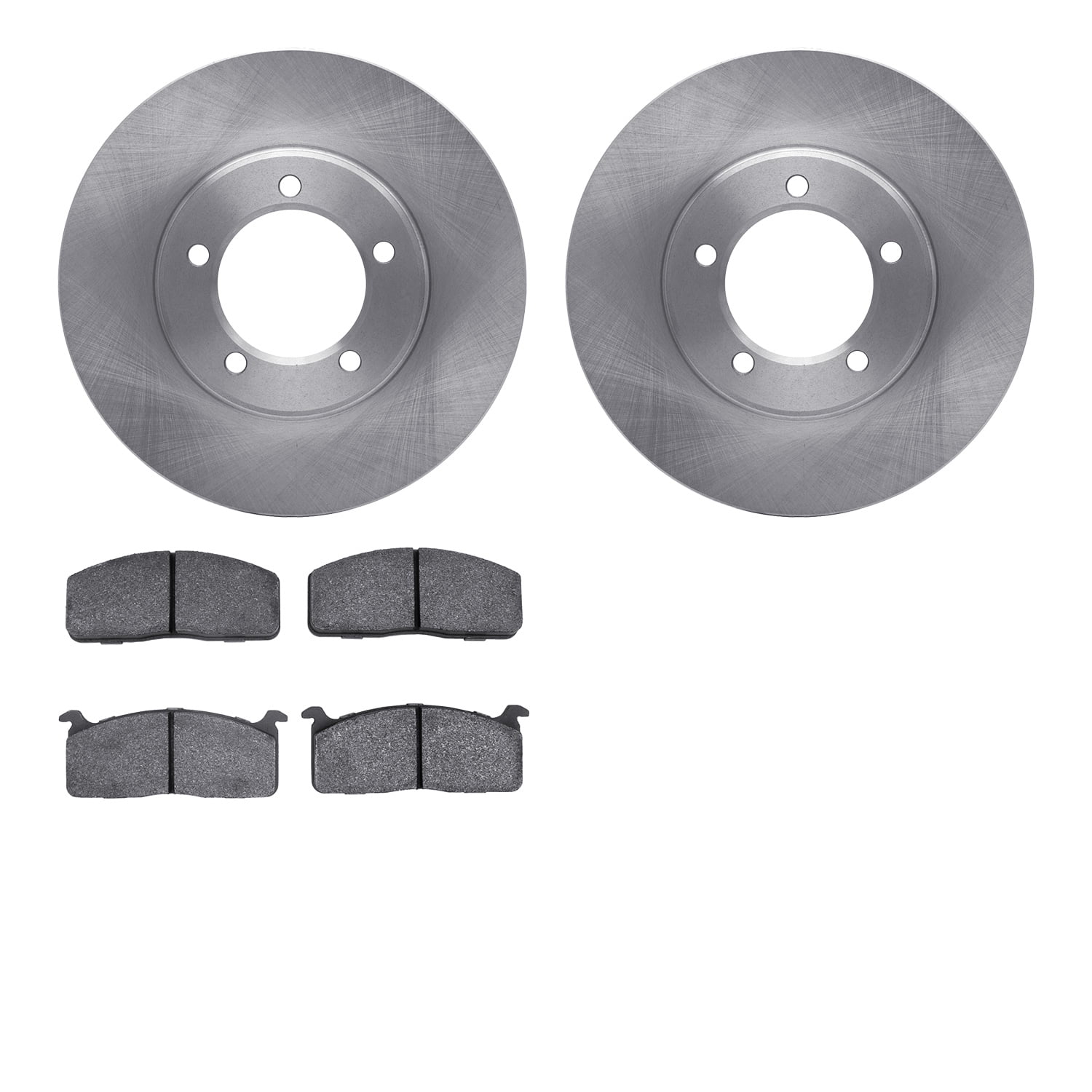 Dynamic Friction Company Front Brake Rotors with 5000 Advanced Brake Pads 6502-76355