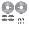 thumbnail image 1 of Dynamic Friction Company Front Brake Rotors with 5000 Advanced Brake Pads includes Hardware 6512-03128, 1 of 3