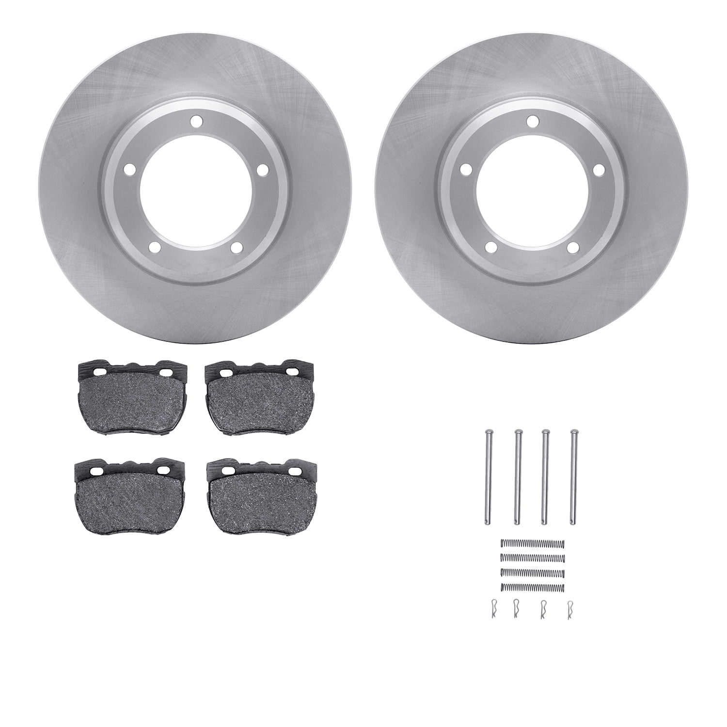 Dynamic Friction Company Front Brake Rotors with 5000 Advanced Brake Pads includes Hardware 6512-11035