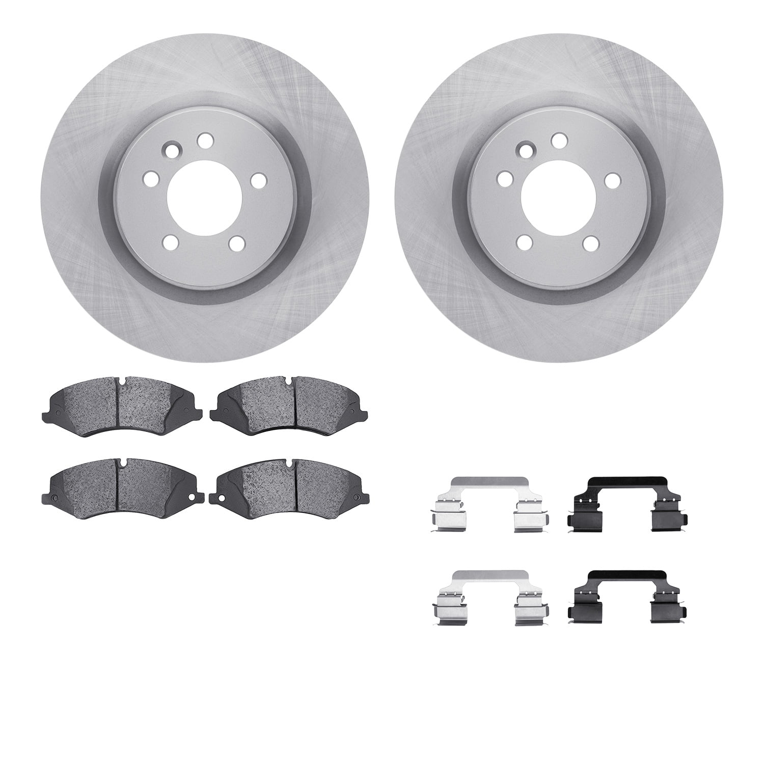 Dynamic Friction Company Front Brake Rotors with 5000 Advanced Brake Pads includes Hardware 6512-11092