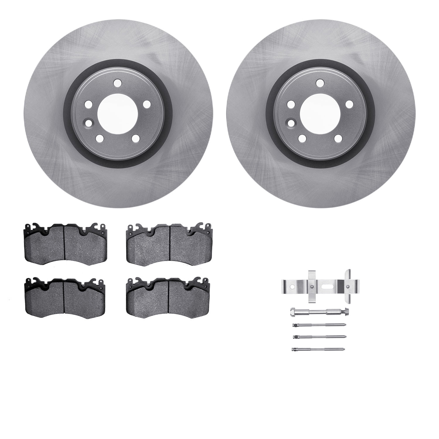 Dynamic Friction Company Front Brake Rotors with 5000 Advanced Brake Pads includes Hardware 6512-11131