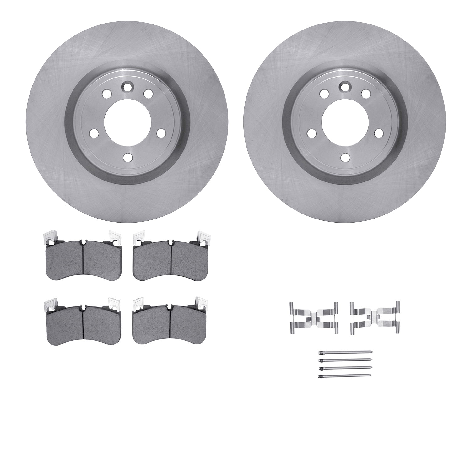 Dynamic Friction Company Front Brake Rotors with 5000 Advanced Brake Pads includes Hardware 6512-11185