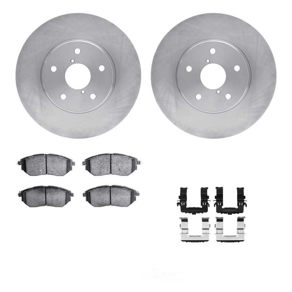 Dynamic Friction Company 6512-13169 DFC Rotors with 5000 Advanced Brake Pads includes Hardware